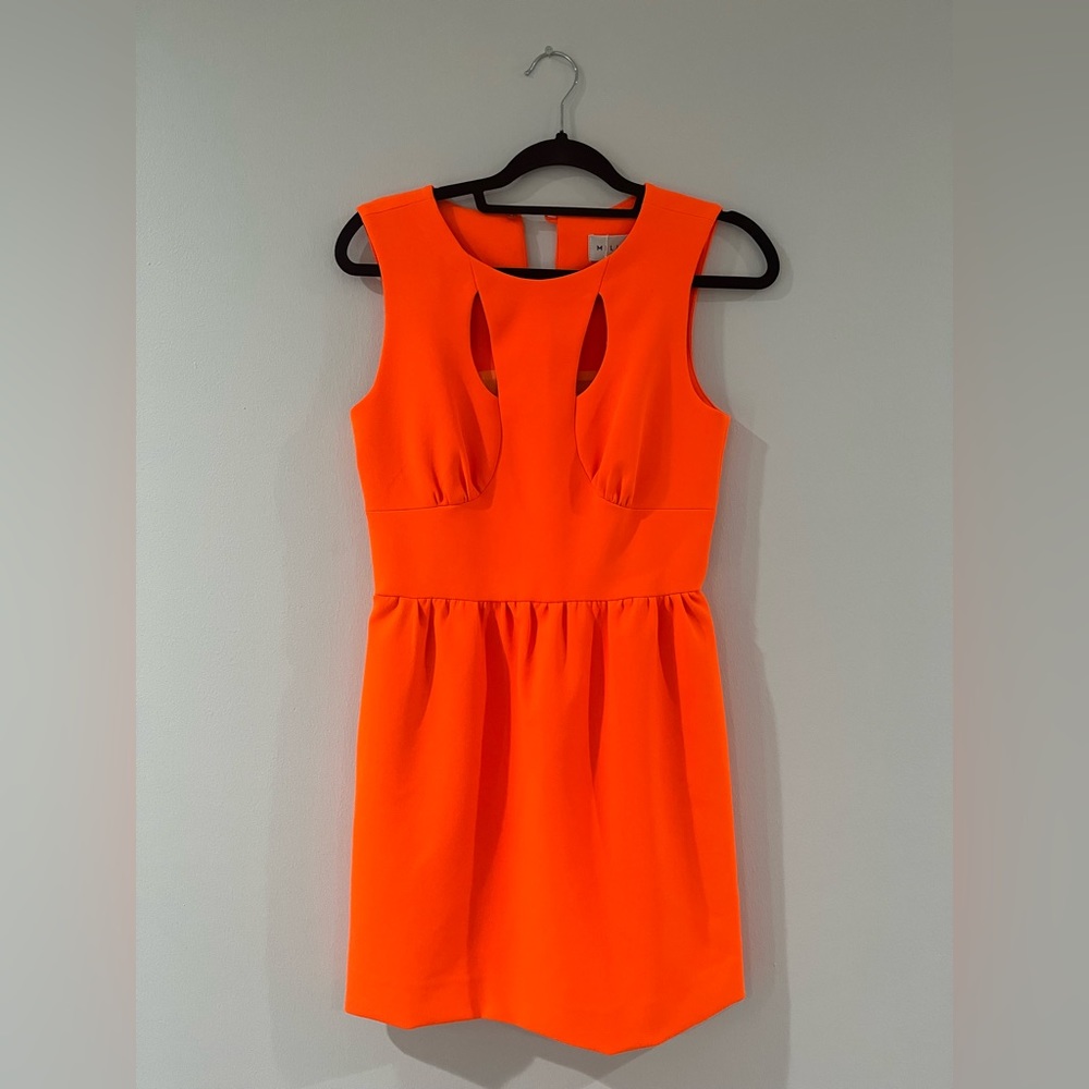 Milly Neon Orange Dress